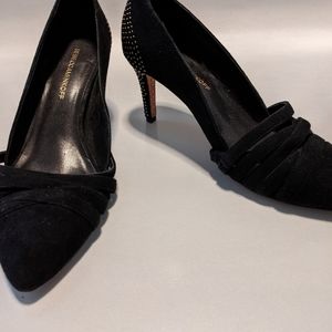 Rebecca Minkoff Black Suede Pumps Sz 8